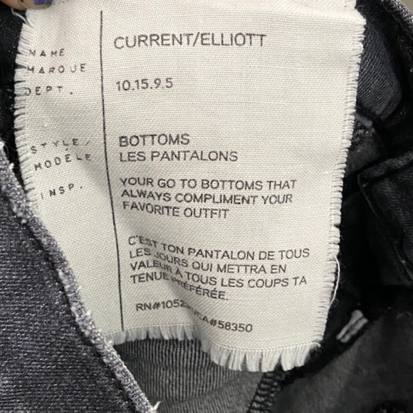 CURRENT ELLIOTT The Soho Stiletto Destroy Jeans 24 - Picture 8 of 9